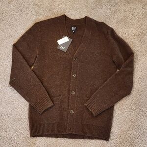 GAP NWTO Cardigan Sweater, Brown, M-XS/W-M